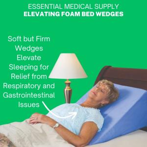 Essential Medical Supply Elevating Foam Bed Wedge For User Comfort And Support, 10 Inch