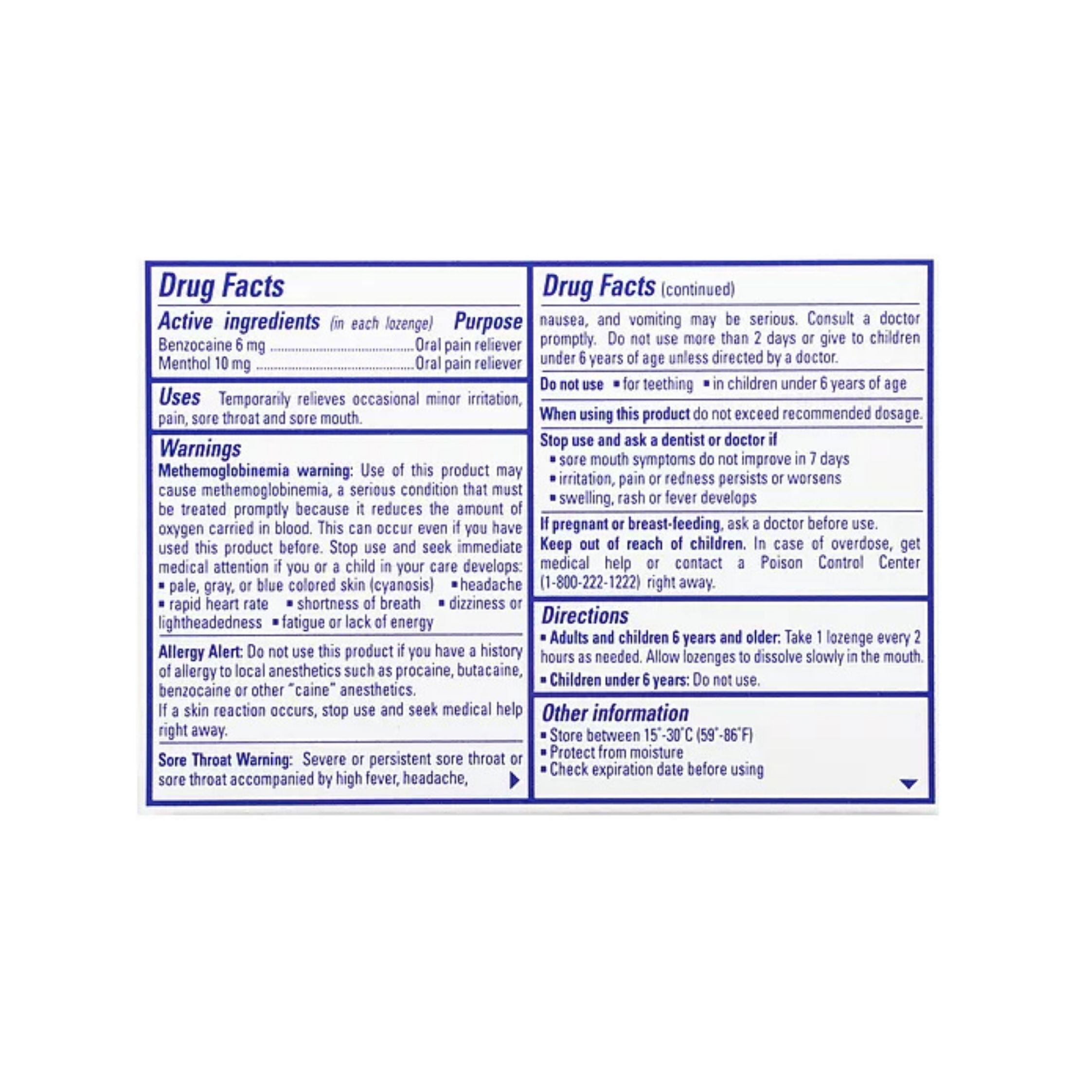 Chloraseptic Cherry Sore Throat Lozenges 18 Ea Box
