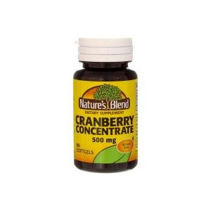 Nature's Blend Cranberry Concentrate 500 Mg Soft Gels