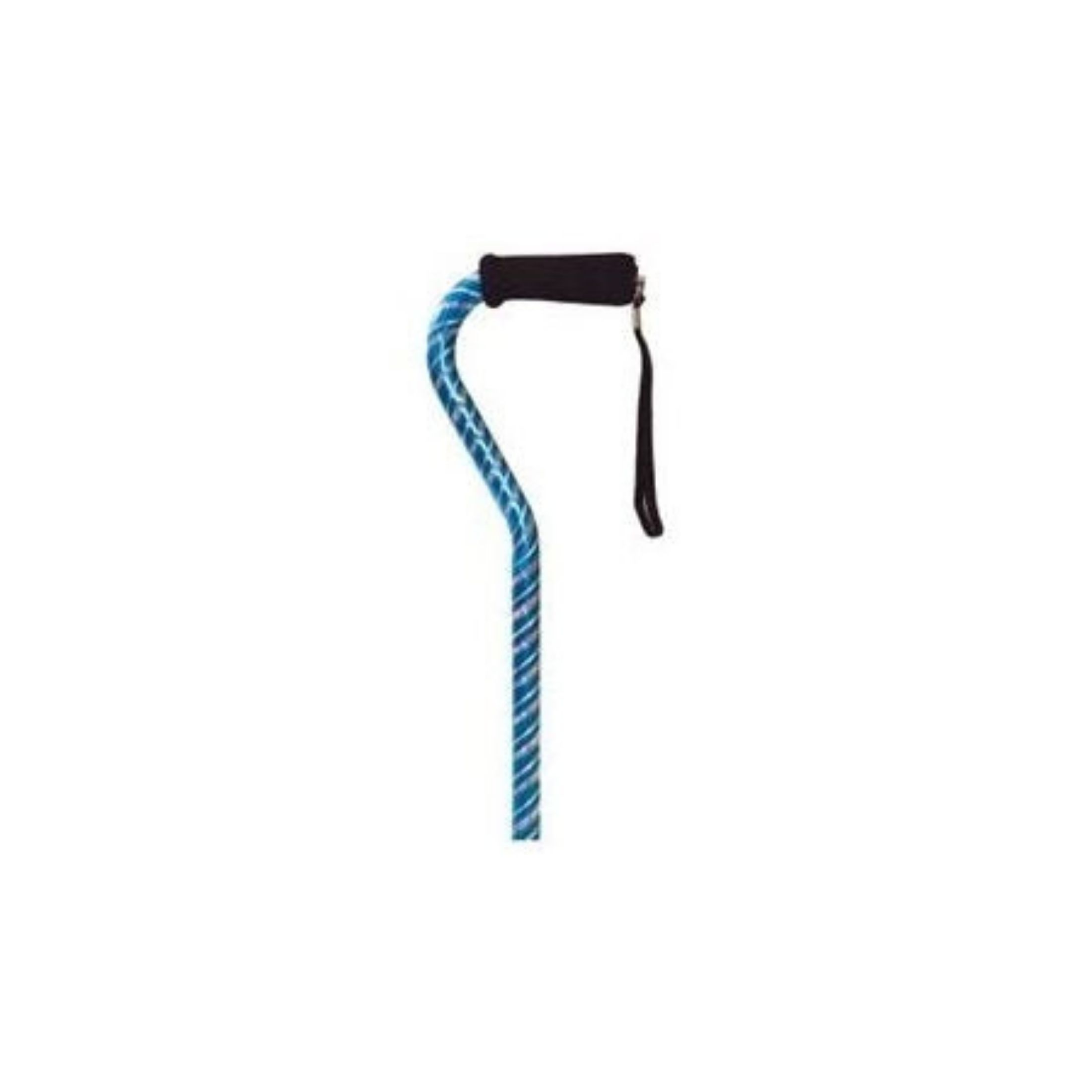 Essential Medical Supply Cane Laser Cut Offset Blue