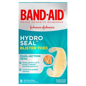 Band-Aid Brand Hydro Seal Adhesive Bandages For Toe Blisters, Waterproof Blister Pad