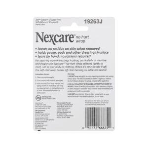 Nexcare No Hurt Wrap, Unstretched, 1 Inch