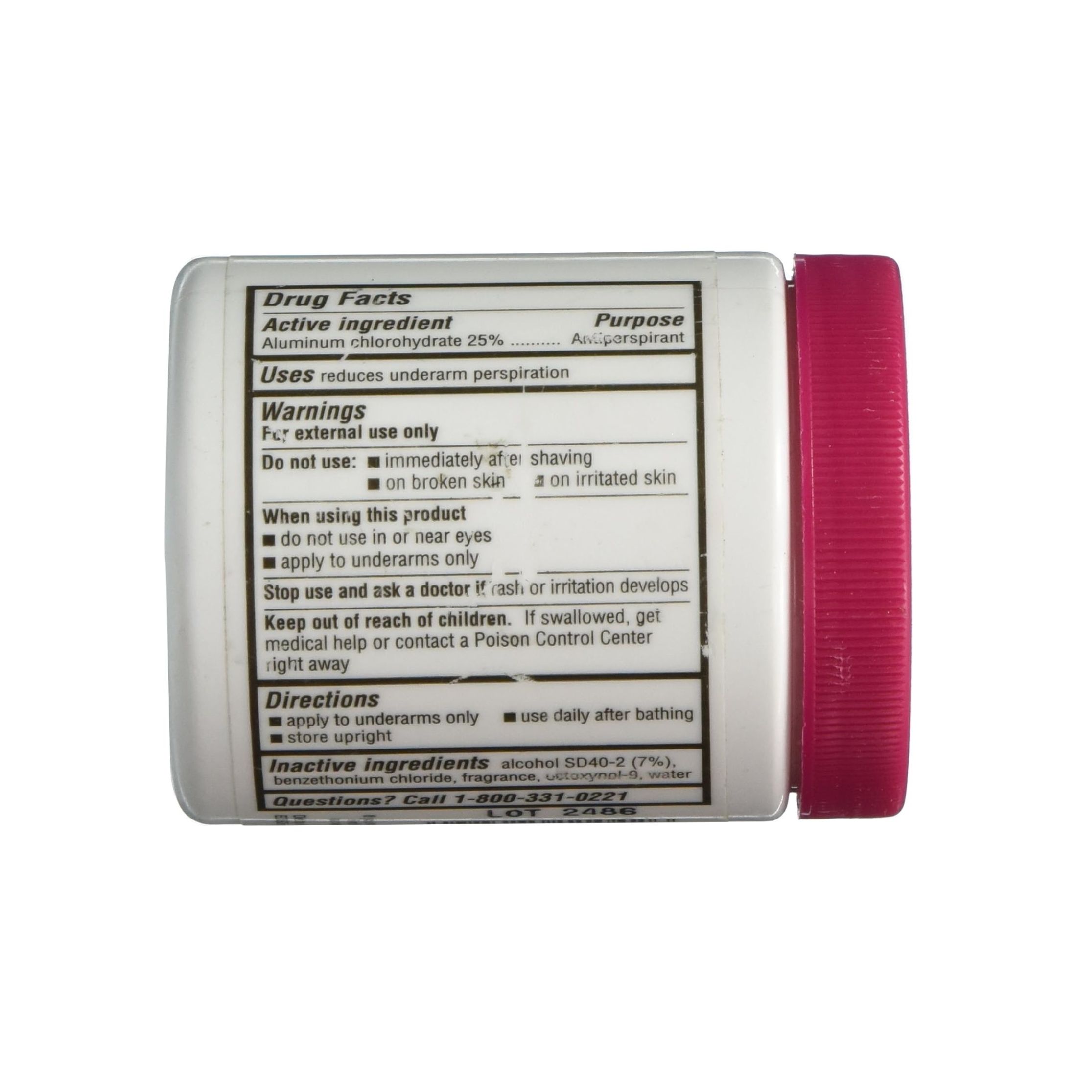 5 Day Antiperspirant And Deodorant Pads, Regular Scent
