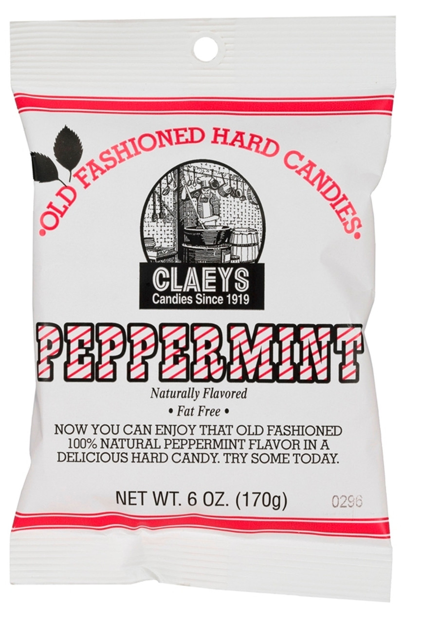 Claey's Peppermint Old Fashioned Hard Candies - 6 Ounce