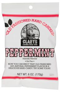 Claey's Peppermint Old Fashioned Hard Candies - 6 Ounce