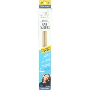 Wally's Natural Products Beeswax Ear Candle - 2 Candles