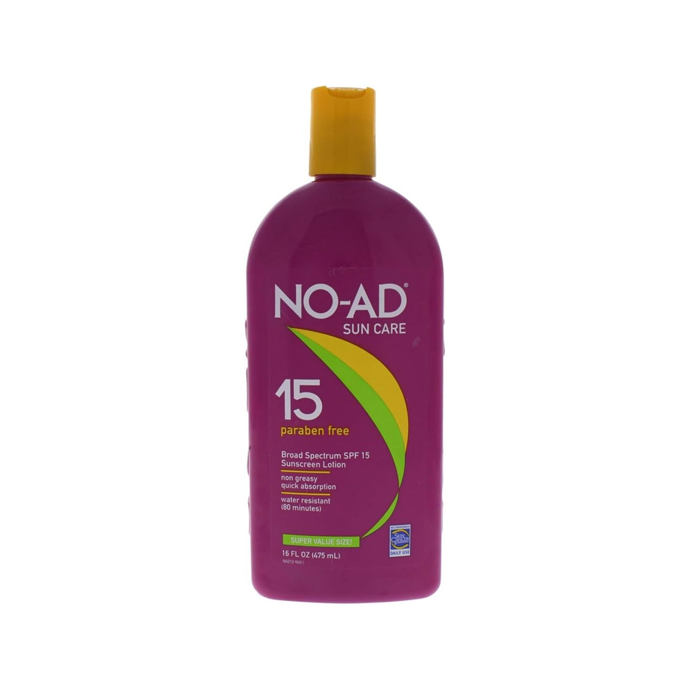 No Ad Sunscreen, Lotion, Broad Spectrum SPF 15, Super Value Size
