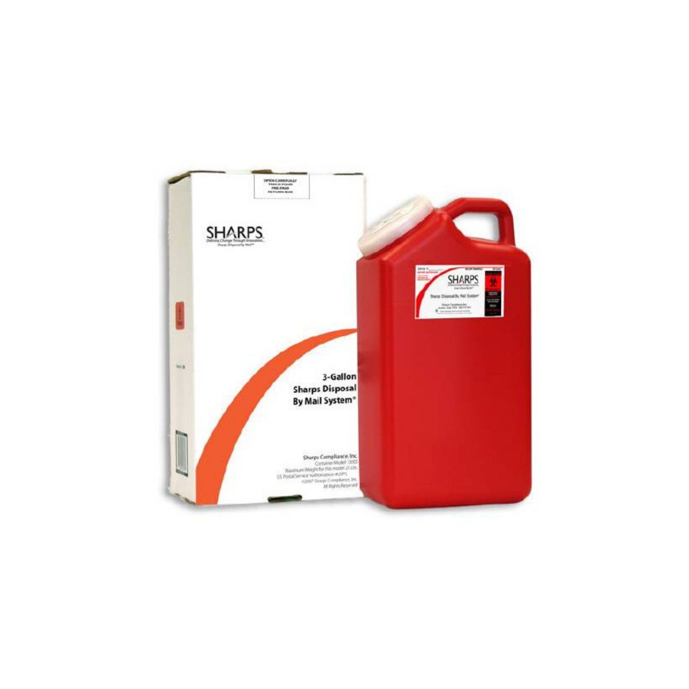 Sharps Pro-Tech Container, 3 Gallon