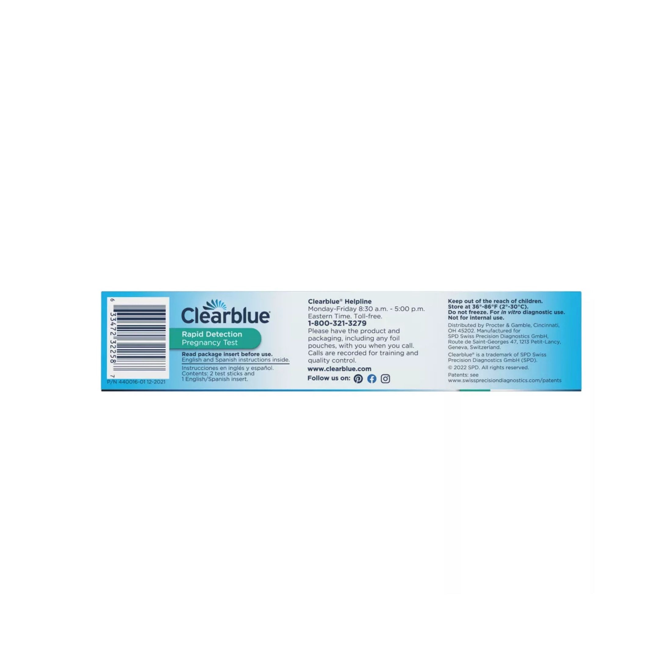 Clearblue Rapid Detection Pregnancy Test - 2ct