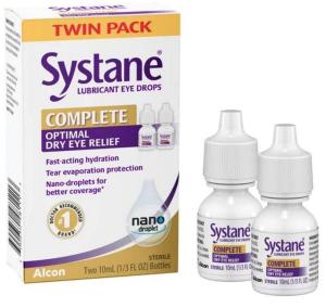 Systane Eye Drops, Lubricant, Complete, Twin Pack