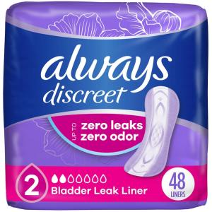 Always Discreet Regular Length Incontinence Liners Very Light