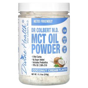 Divine Health Keto Zone - MCT Oil Powder - Coconut Cream - 10.58 Oz