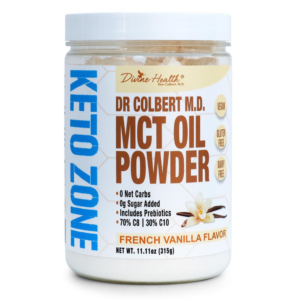 Divine Health Keto Zone Mct Oil Powder French Vanilla, 11.11 Oz