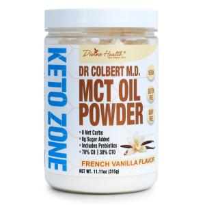Divine Health Keto Zone Mct Oil Powder French Vanilla, 11.11 Oz