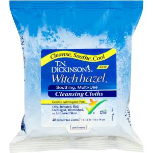 T.N. Dickinson's Witch Hazel Soothing Multi Use Cleansing Cloths With Aloe