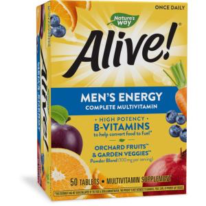 Nature's Way Alive! Men’s Energy Complete Multivitamin 50 Tablets