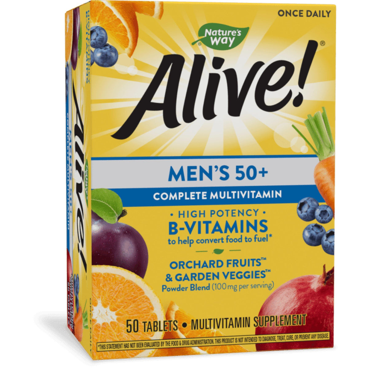 Nature's Way Alive Mens 50+ Complete Multivitamin - 50 Tablets