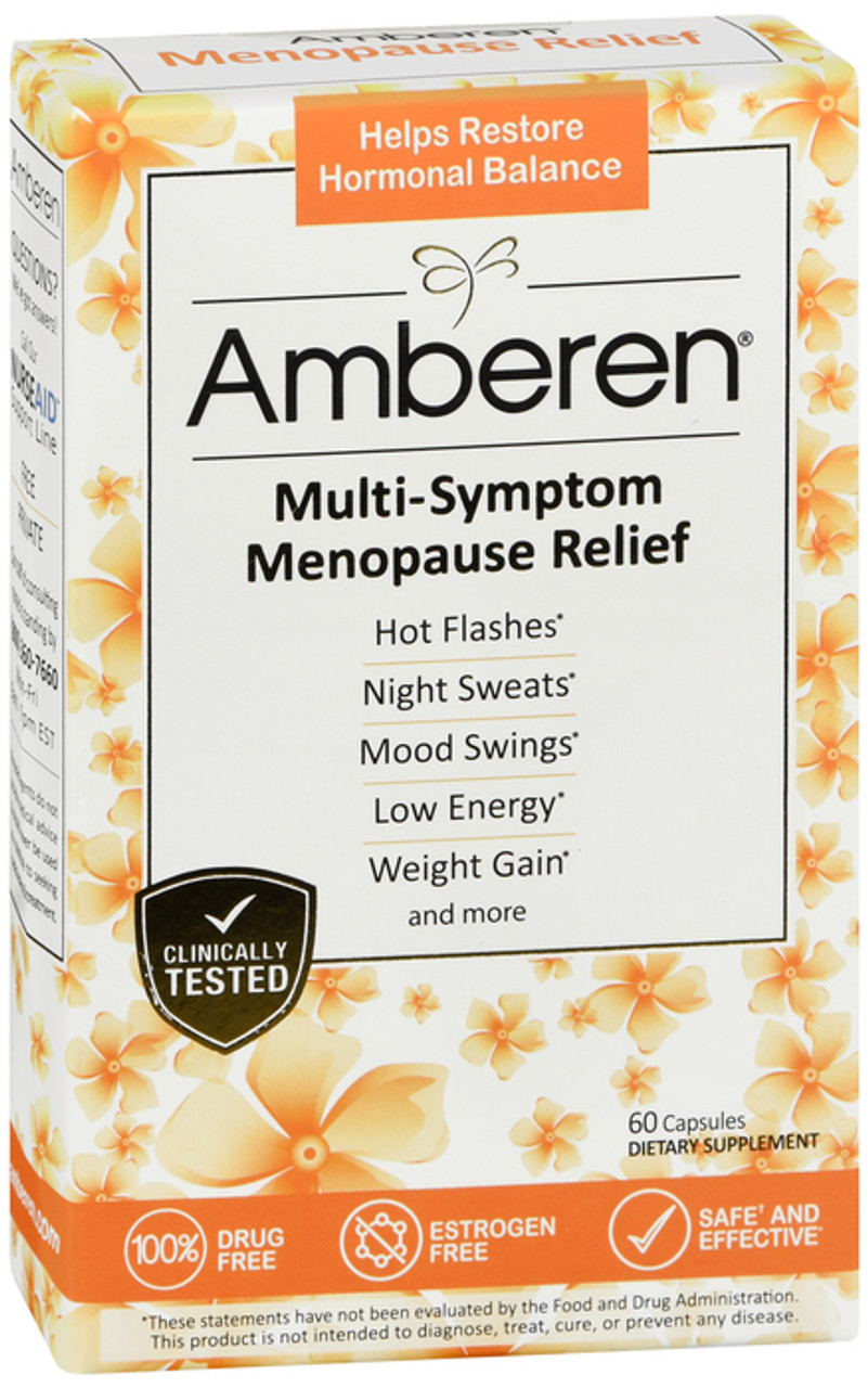 Amberen Menopause Relief Dietary Supplement Capsules - 60ct