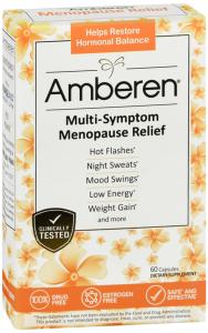 Amberen Menopause Relief Dietary Supplement Capsules - 60ct
