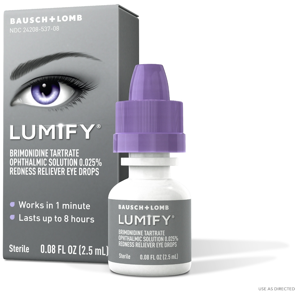 Lumify Eye Drops, Redness Reliever, Sterile 0.08 Fl Oz