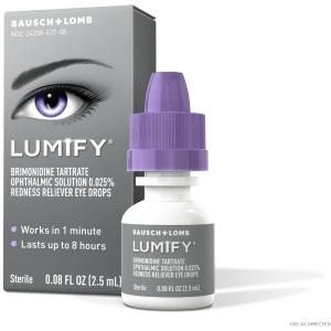Lumify Eye Drops, Redness Reliever, Sterile 0.08 Fl Oz