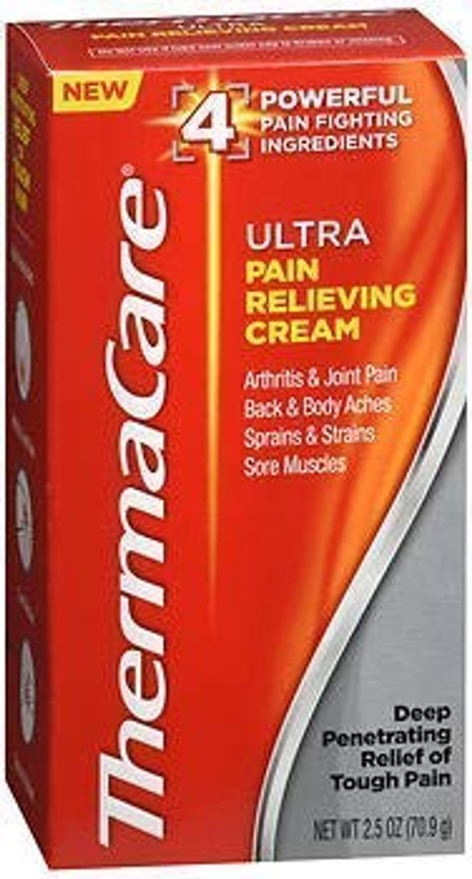 ThermaCare Pain Relieving Cream, Ultra 2.5 Oz