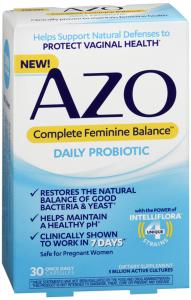 Azo Complete Feminine Balance Daily Probiotic Capsules