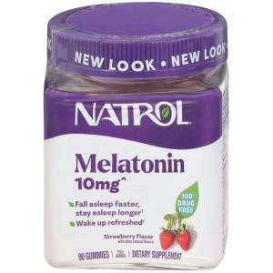 Natrol Melatonin, Sleep, 10 Mg, Gummies, Strawberry