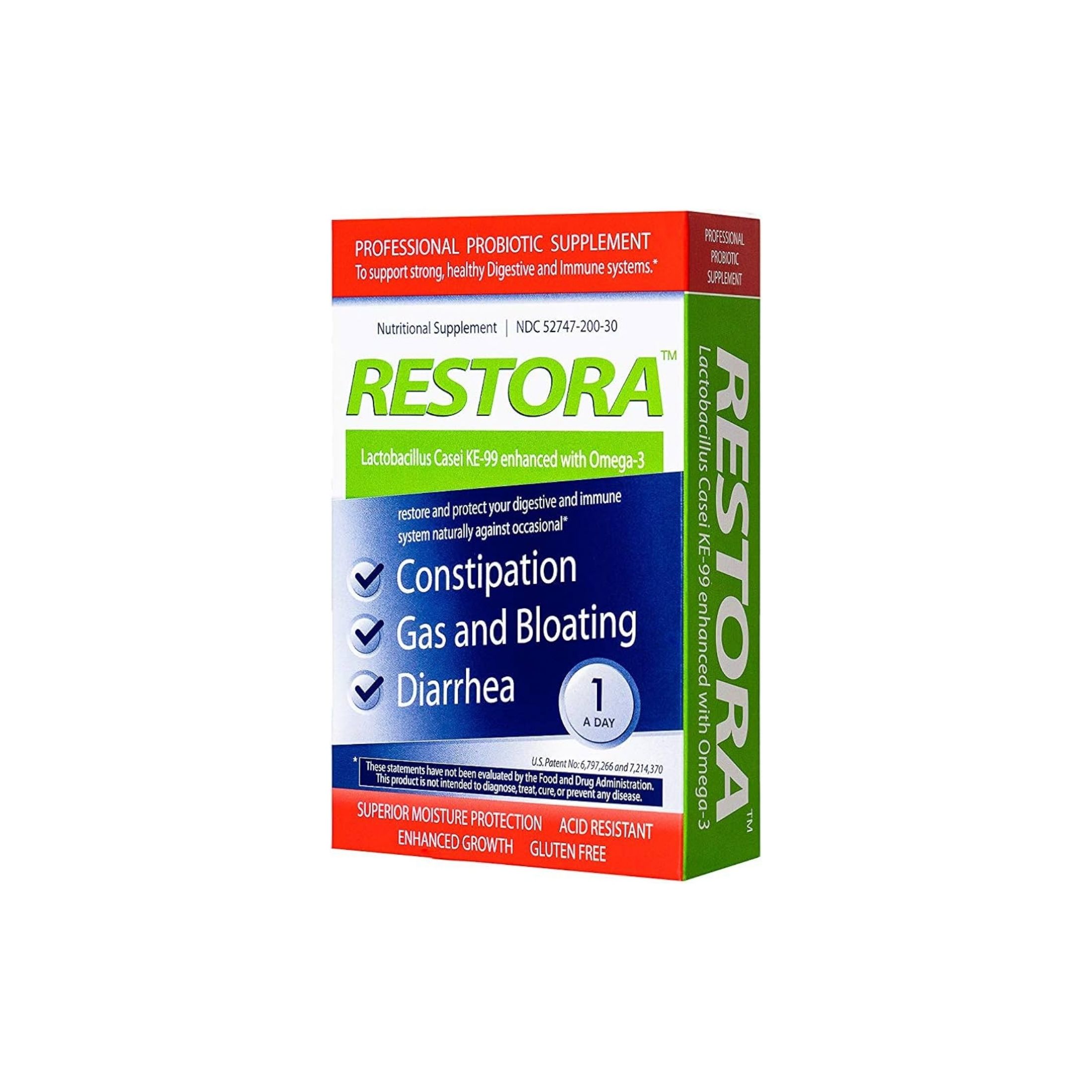 Restora Probiotic Supplement 30 Caps By US Pharmaceutical Corporation