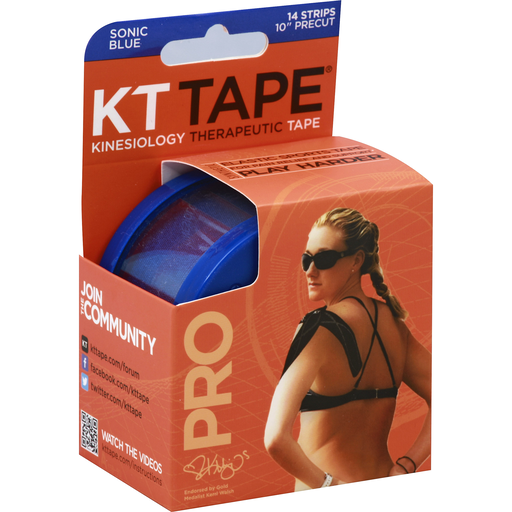 KT Tape Kinesiology Therapeutic Sonic Blue