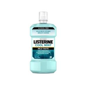 Listerine Mouthwash, Zero Alcohol, Cool Mint 1.05 Pt