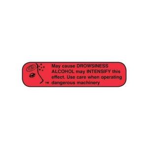 Drowsiness Alcohol Can Intensify Labels