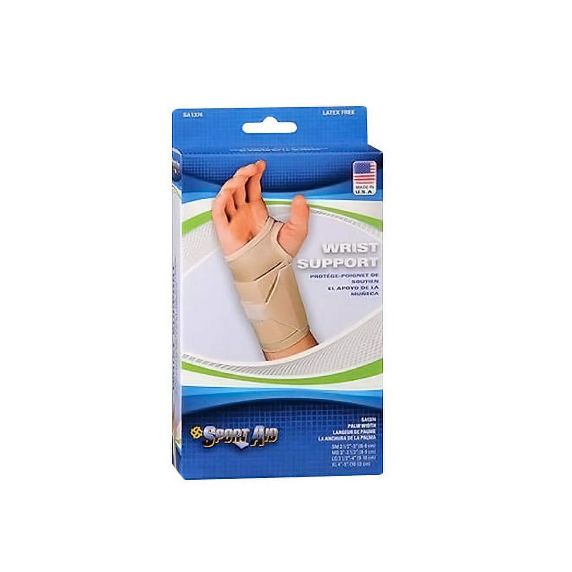Sport Aid Deluxe Wrist Brace Large Left - 1 Ea
