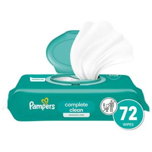 Pampers Complete Clean Baby Wipes - Fragrance Free