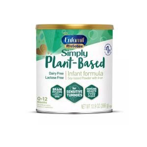 Enfamil Infant Formula, Soy Based Powder With Iron, Simply Plant Based, 0 12 Months 12.9 Oz