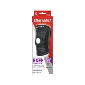 Mueller Self Adjusting Knee Stabilizer One Size Fits Most Black