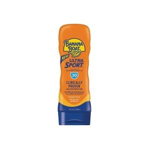 Banana Boat Ultra Sport Performance Lotion Sunscreen Broad Spectrum SPF 30 - 8 Ounces