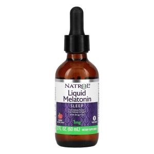 Natrol Liquid Melatonin, Sleep, Berry, 2.5 Mg, 8 Fl Oz (237 Ml)