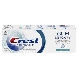 Crest Gum Detoxify Fluoride Toothpaste Deep Clean, 4.1 Oz