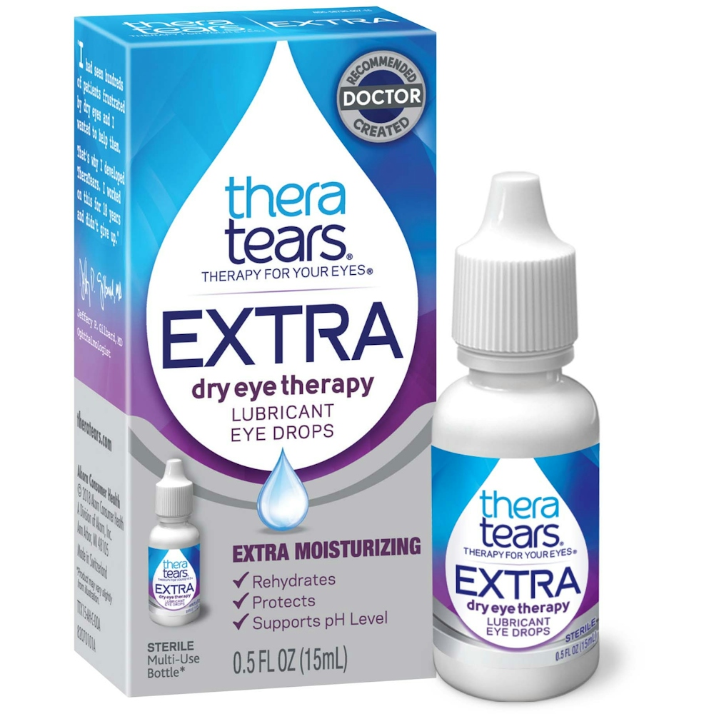 TheraTears Lubricant Eye Drops Extra Dry Therapy - 0.5 Fluid Ounce