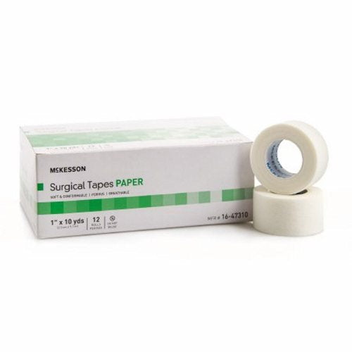 McKesson Paper Tape 1"x 10 Yards - 12 Rolls