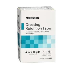 McKesson Dressing Retention Tape Roll 4 In X 10 Yds