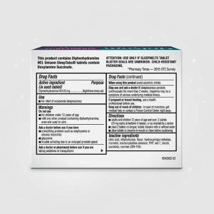 Unisom SleepMelts Nighttime Sleep-Aid, 25 Mg, Tablets, Cherry Flavor