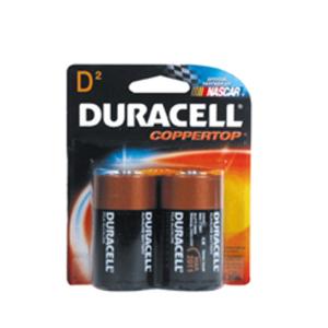 Duracell Batteries MN-1300B2 Alkaline Battery, CopperTop