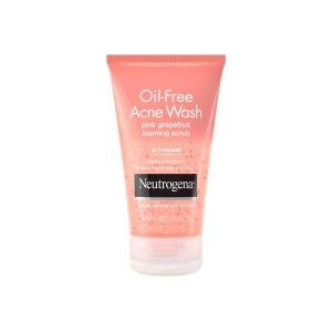 Neutrogena Acne Wash, Pink Grapefruit, Foaming Scrub, Oil Free 4.2 Fl Oz