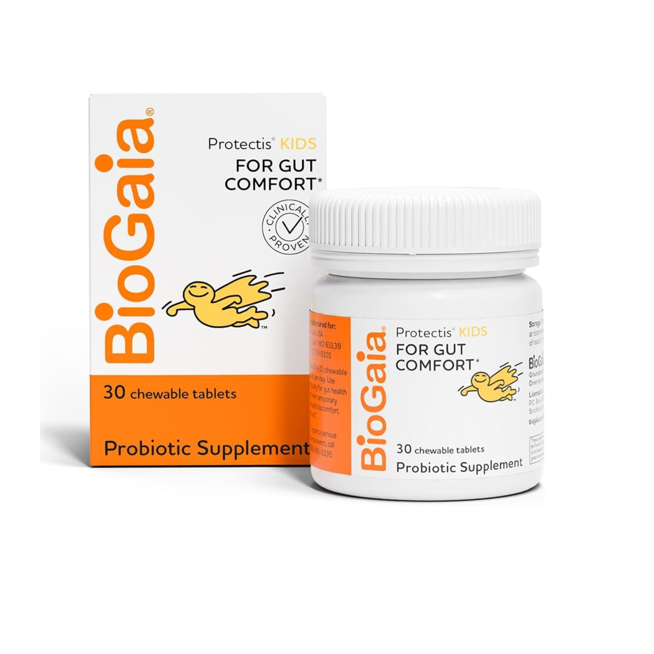 BioGaia Probiotic Supplement, Lemon, 30 Chewable Tablets