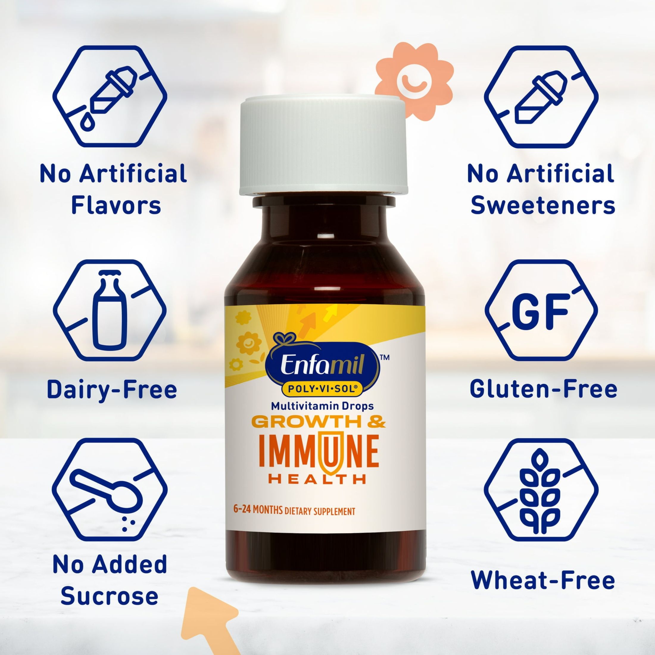 Enfamil Poly-Vi-Sol Multivitamin Supplement Drops For Infants And Toddlers - 50 Ml