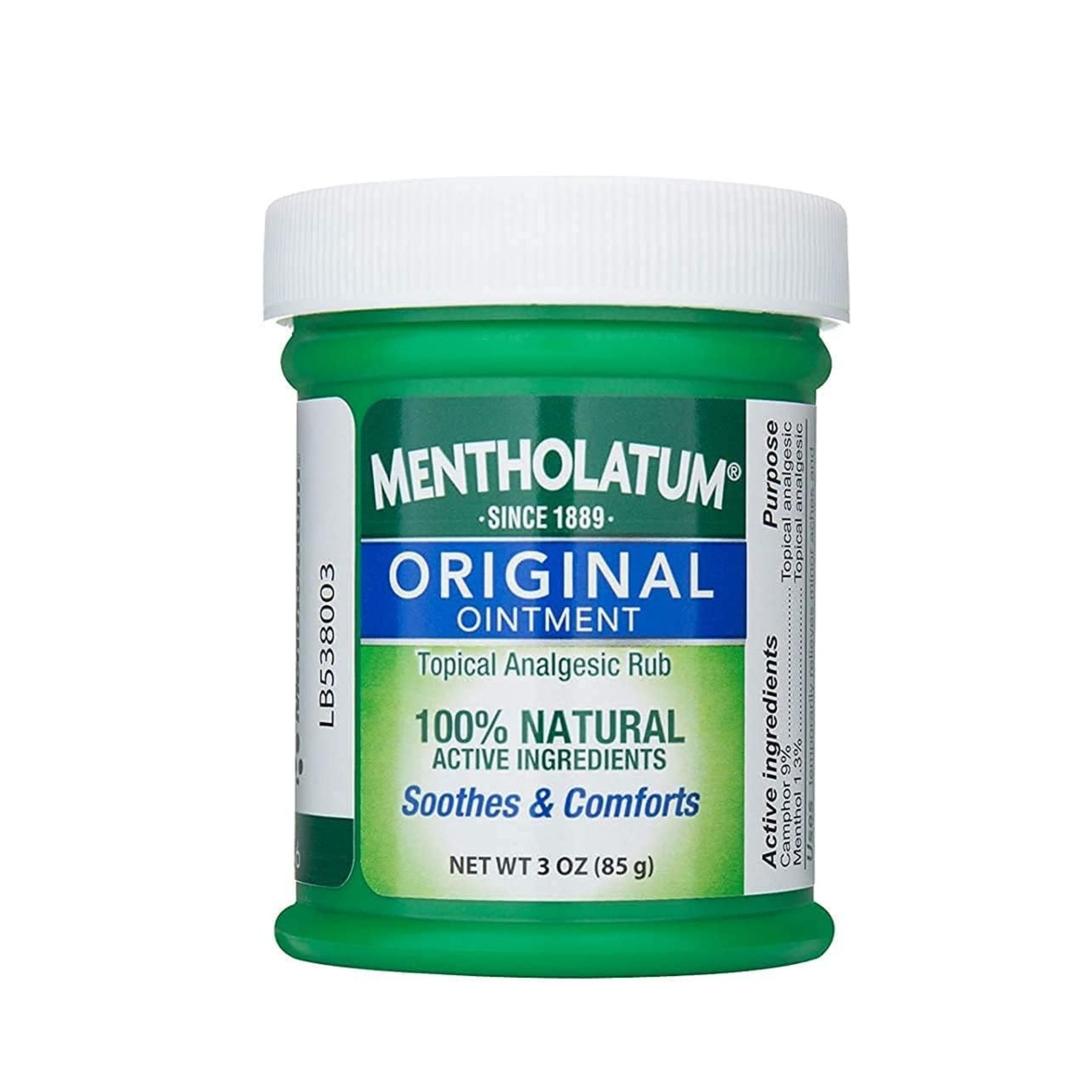 Mentholatum Original Ointment Topical Analgesic Rub, 3 Oz