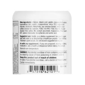 McKesson Geri-Care Multivitamin With Iron Supplement, Unflavored, 100 Tablets Per Bottle, 1 Count, #521-01-GCP