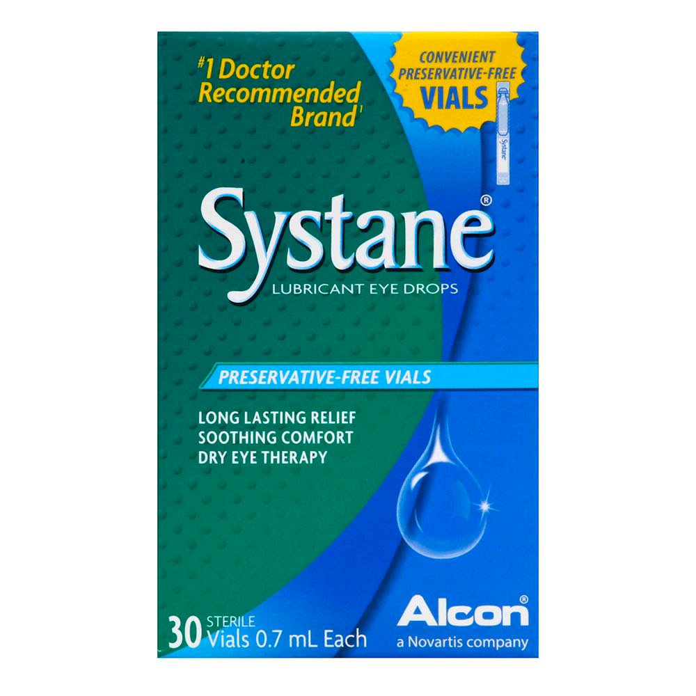 Systane Eye Drops, Lubricant, Vials